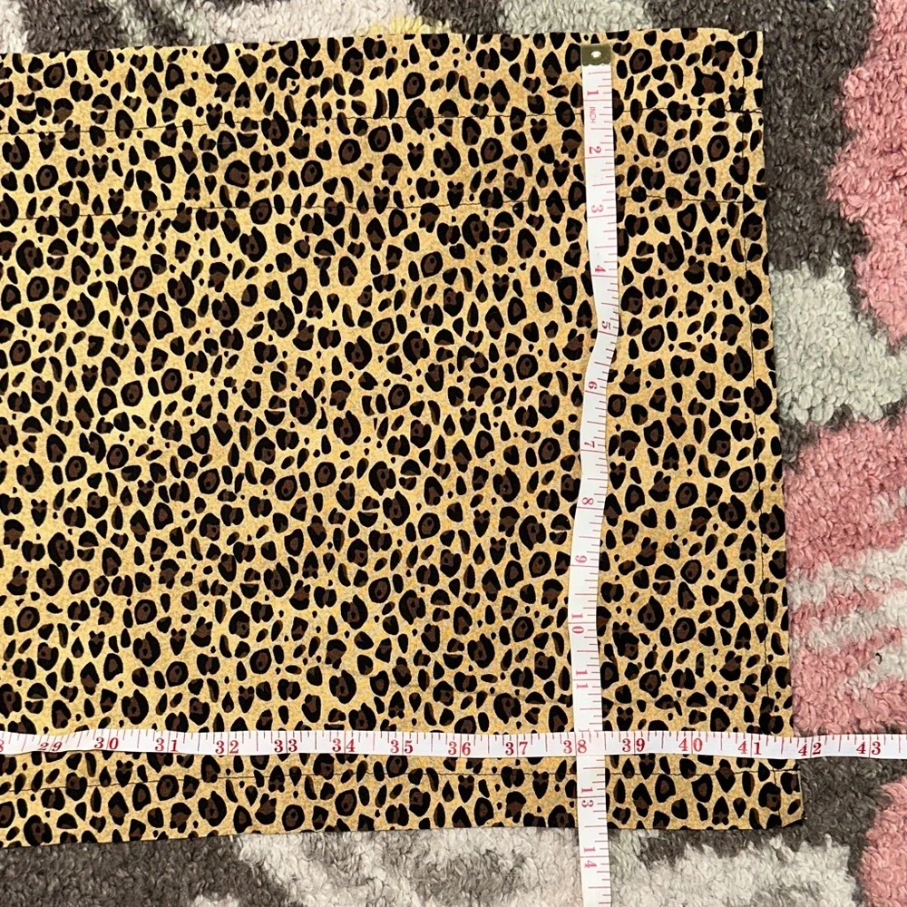 Leopard Print Curtain Valance